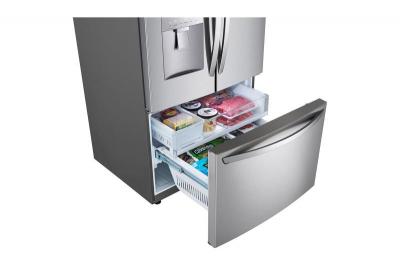 36'' LG French Door Refrigerator with Water Dispenser with 29 cu.ft. Capacity  - LRFWS2906S