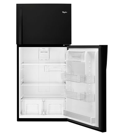 30" Whirlpool 19.2 Cu. Ft. Top-Freezer Refrigerator - EZ Connect Icemaker Kit Compatible - WRT519SZDB