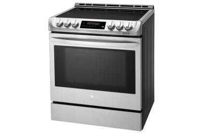 30" LG 6.3 cu. ft. Induction Slide In Range With  ProBake Convection and EasyClean - LSE4616ST