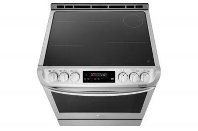 30" LG 6.3 cu. ft. Induction Slide In Range With  ProBake Convection and EasyClean - LSE4616ST