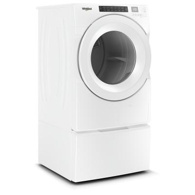 27" Whirlpool 7.4 Cu. Ft. Front Load Heat Pump Dryer With Intiutitive Touch Controls - YWHD560CHW