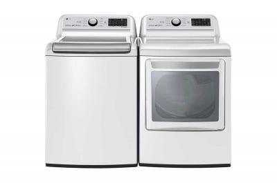 27" LG 7.3 cu.ft Electric Dryer with TurboSteam - DLEX7250W