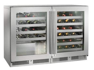 48" Perlick Signature Series Dual-Zone Wine Reserve - HP48WWS34L4R