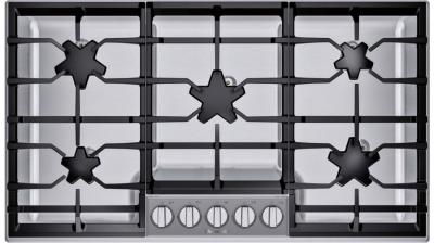 36" Thermador Masterpiece Pedestal Star Burner Gas Cooktop - SGSP365TS