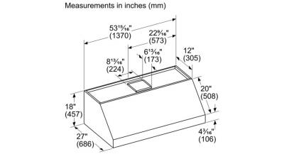 54" Thermador Pro Grand Wall Hood - PH54GWS