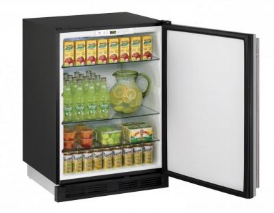 24" U-Line 1000 Series Solid Door Refrigerator - U1224RB00B