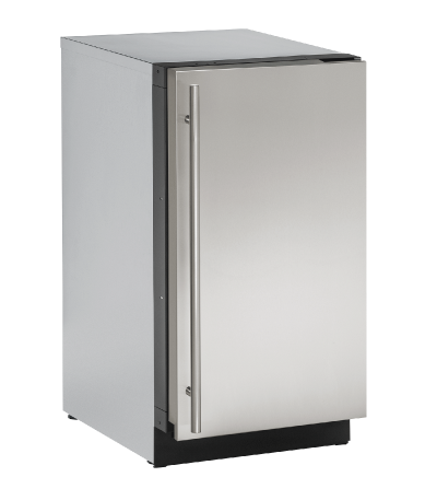 18" U-Line 2000 Series Solid Door Compact Refrigerator - U2218RS00B