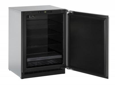 24" U-Line 2260R Solid Door Refrigerator - U2260RINT00B