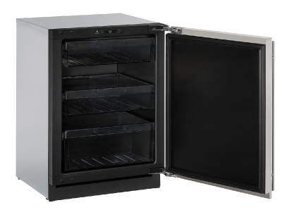 24" U-Line Modular 3000 Series Solid Door Built-In Compact Refrigerator - U3024RS00B