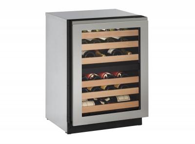 24" U-Line Independent Dual-Zone Wine Cellar - U2260ZWCINT00B