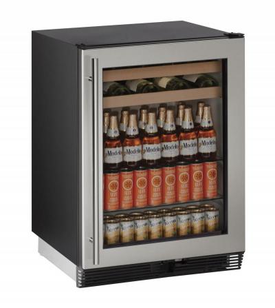 24" U-Line 1000 Series Built In Beverage Center - U1024BEVS00B