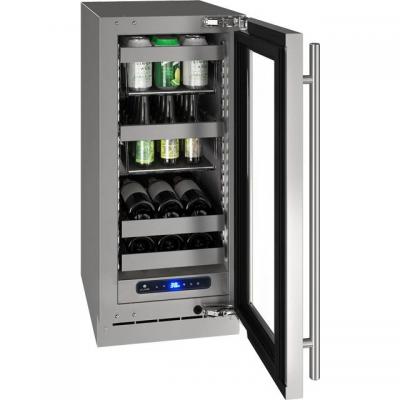 15" U-Line 5 Class Beverage Center - UHBV515SG51A