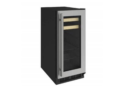 15" U-Line 1000 Series 3 Cu. Ft. Undercounter  Beverage Center  - U1215BEVS00A