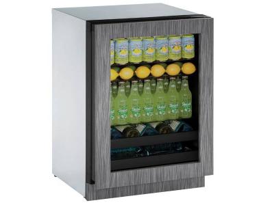 24" U-Line 3000 Series 4.91 cu. ft. Built-In Beverage Center - U3060DCINT00B