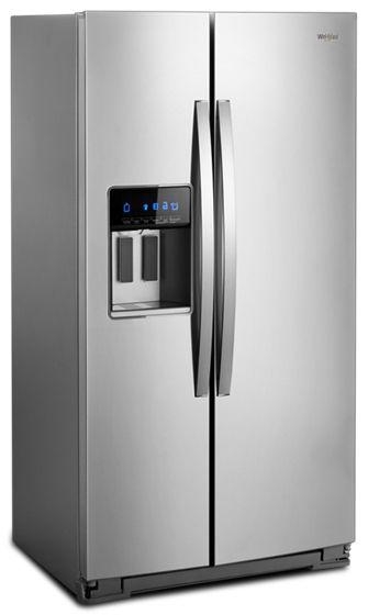 36" Whirlpool 21 Cu. Ft. Wide Counter Depth Side-by-Side Refrigerator - WRS571CIHZ