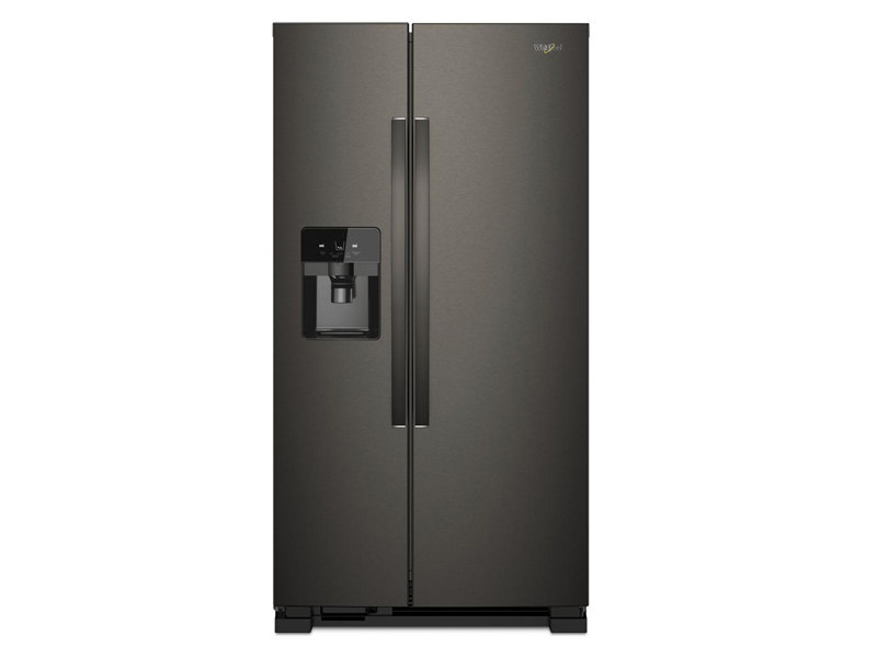 whirlpool 21 cu ft side by side refrigerator