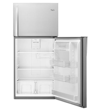 30" Whirlpool 19.2 Cu. Ft. Top-Freezer Refrigerator With LED Interior Lighting - WRT549SZDM