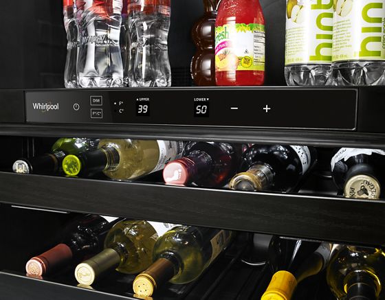 whirlpool undercounter wine refrigerator