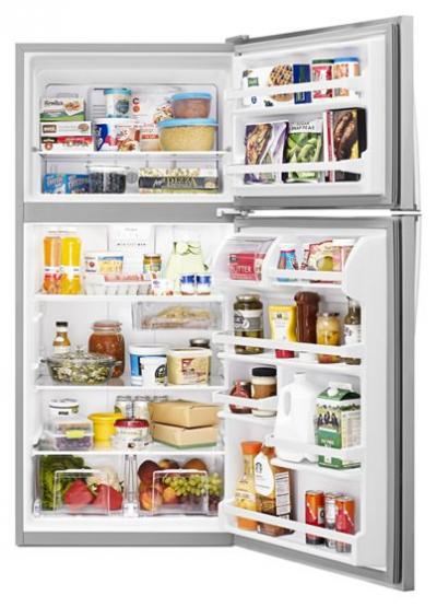 30" Whirlpool 18.2 Cu. Ft. Top-Freezer Refrigerator - WRT148FZDM