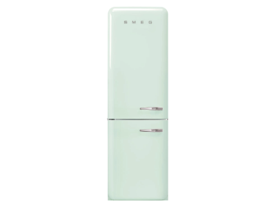 24" SMEG 12.75 Cu. Ft. 50's Style Retro Design Bottom Mount Freestanding Refrigerator in Pastel Green - FAB32ULPG3