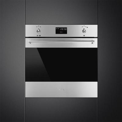 SMEG 2.54 Cu. Ft. Classica Oven with Thermo-Ventilated in Stainless Steel - SFU6302TVX