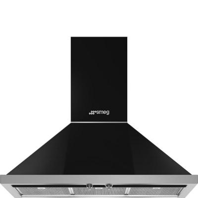 36" SMEG Portofino Wall Mount Hood - KPF36UBL