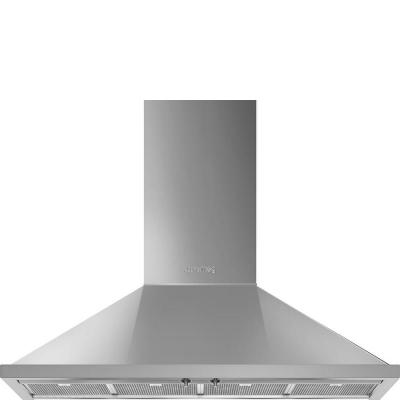 48" SMEG Portofino Wall Mount Chimney Hood - KPF48UX