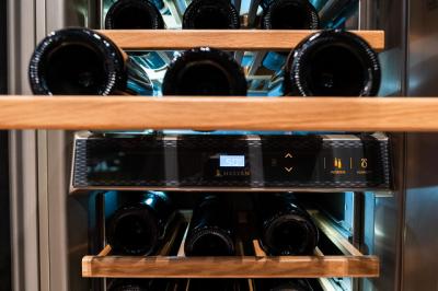 24" Hestan KRW Series Wine Refrigerator in Steeletto - KRWL24