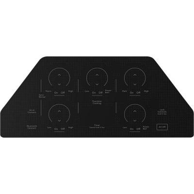 36" Café Touch Control Electric Cooktop in Black - CEP90361TBB