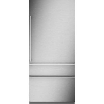 36" Monogram Right-Hinge Integrated Bottom-Freezer Refrigerator - ZIC363IPVRH