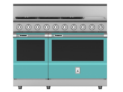 48" Hestan KRD Series Dual Fuel Range with 5-Burners - KRD485GD-LP-TQ