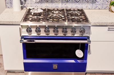 36" Hestan KRD Series Natural Gas Dual Fuel Range with 5-Burner - KRD364GD-NG-RD