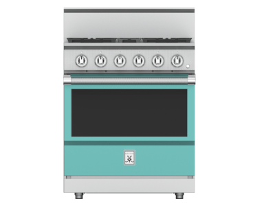 30" Hestan KRG Series Freestanding Professional Gas Range with 4 Burners - KRG304-NG-TQ