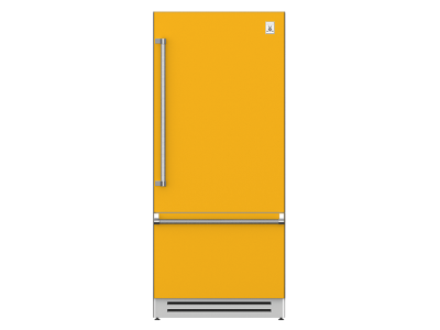36" Hestan KRB Series Right-Hinge Bottom Mount Refrigerator with Bottom Compressor - KRBR36-YW