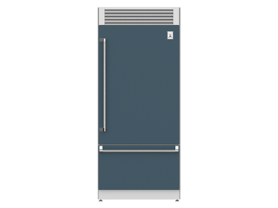 36" Hestan KRP Series Right-Hinge Pro Style Bottom Mount Refrigerator with Top Compressor - KRPR36-GG