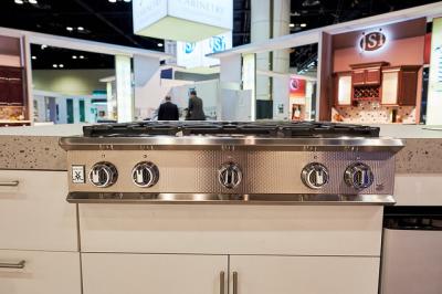 36" Hestan KRT Series 5-Burner Rangetop with Liquid Propane in Steeletto - KRT365-LP