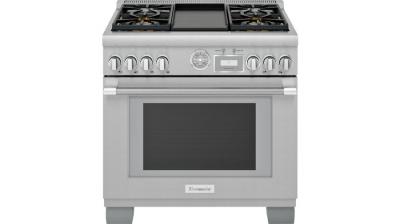 36" Thermador Pro-Grand Freestanding Dual-Fuel Range - PRD364WDGC