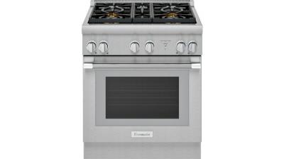 30" Thermador  Pro-Harm Duel Fuel Range 4 Burner - PRD304WHC