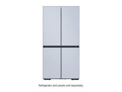 Samsung Bespoke 4-Door Flex Refrigerator Panel in Matte Sky Blue Glass - RA-F18DBB48/AA