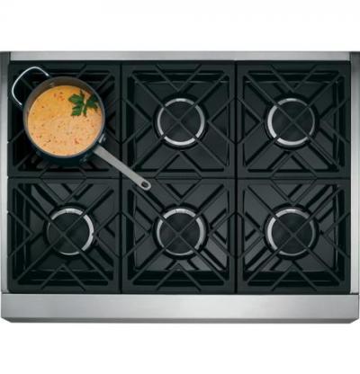 36" Monogram Pro Rangetop with 6 Burners - ZGU366NPSS