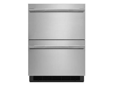 24" Jenn-Air RISE Double-Refrigerator Drawers - JUDFP242HL