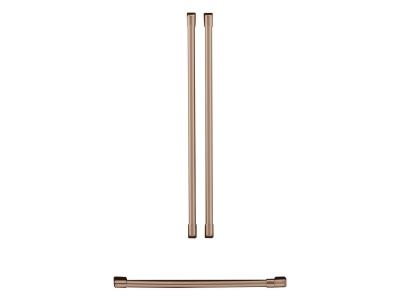 Cafe French Door Refrigerator Handle Kit in Brushed Brass