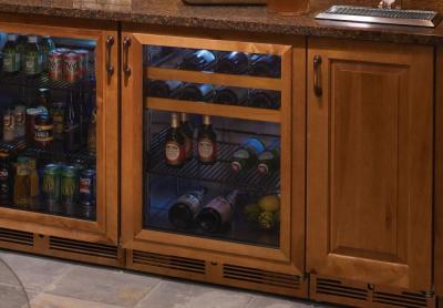 24" Perlick Indoor Signature Series Left-Hinge Beverage Center in Panel Ready - HP24BS42LL