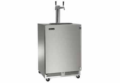 24" Perlick Signature Series Mobile Beer and Wine Dispenser with 5.20 Cu. Ft. Capacity -  HP24TS2MWW