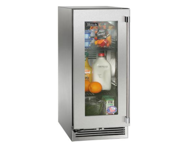 15" Perlick Signature Series Built-In Counter Depth Compact Refrigerator - HP15RS43LL