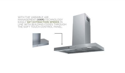 36" Faber Stilo Wall Mount Chimney Range Hood - STIL36SSV2