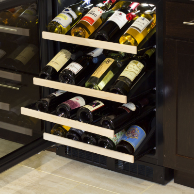 24" Marvel 5.3 Cu. Ft. Built-In High-Efficiency Single Zone Gallery Display Wine Refrigerator - MLWC224-SG01A