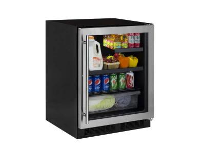 24" Marvel 4.9 Cu. Ft. Low Profile Built-In Beverage Center  - MABV224-SG31A