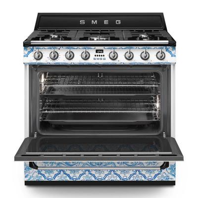 36" SMEG Divina Cucina Freestanding Dual Fuel Range - TRU36GMDGM