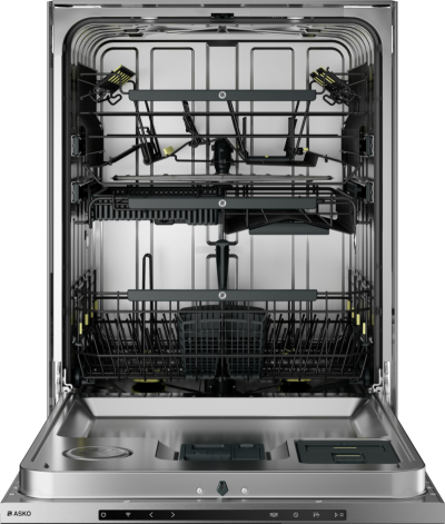 Asko dishwasher store water in bottom